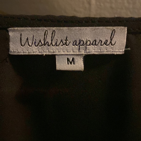 😍 Black bodysuit blouse size large - Picture 2 of 5